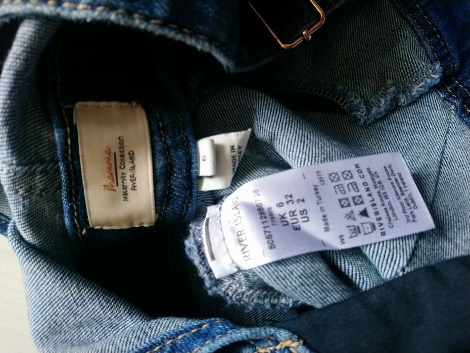 Джинсовий комбінезон для вагітних UK 6, EU 32 розмір