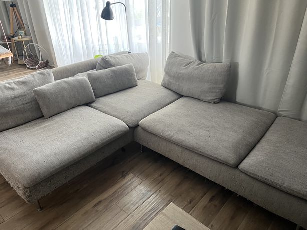 Ikea sofa 3 osobowa i szezlong SÖDERHAMN