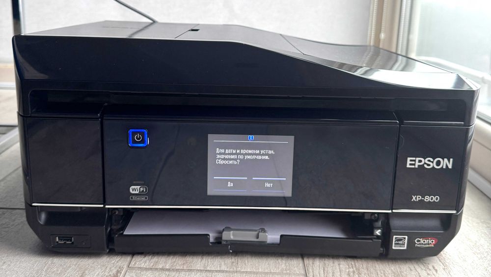 Принтер Epson XP-800 (б/у) робочий стан: (принтер/сканер/копір/факс)