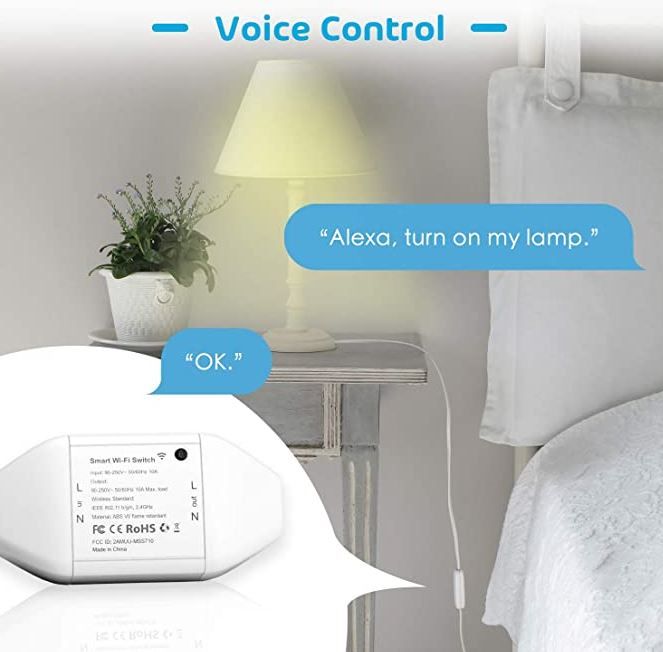 Interruptor universal inteligente com Wi-Fi