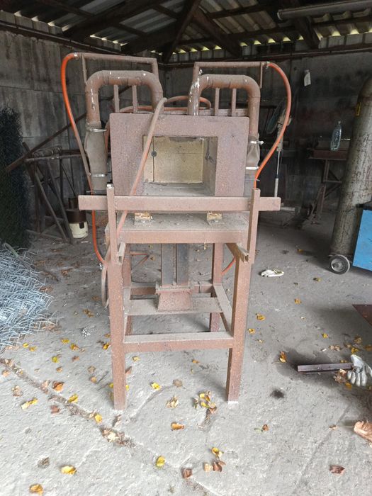 Kuźnia na propan, piec do grzania prętów