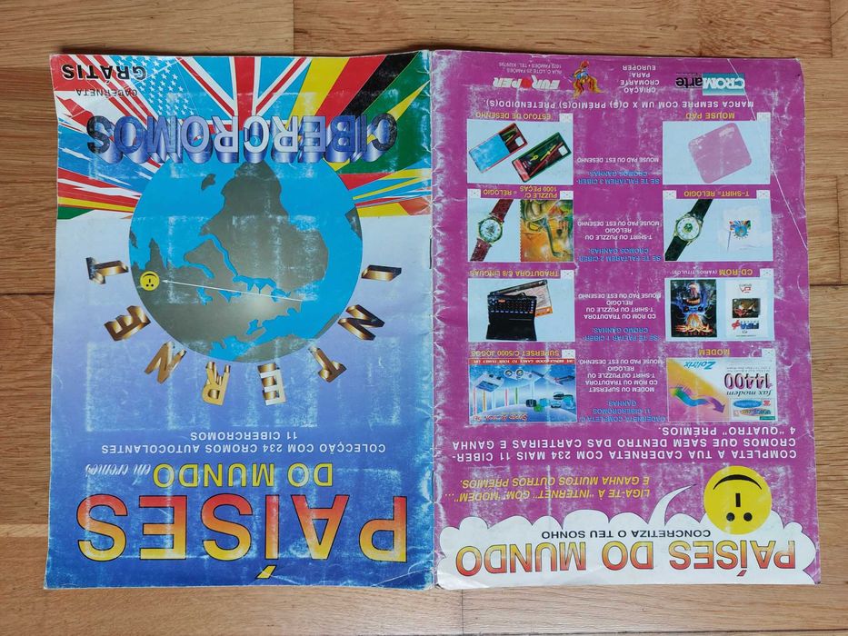 Caderneta de cromos "Países do Mundo" - Completa