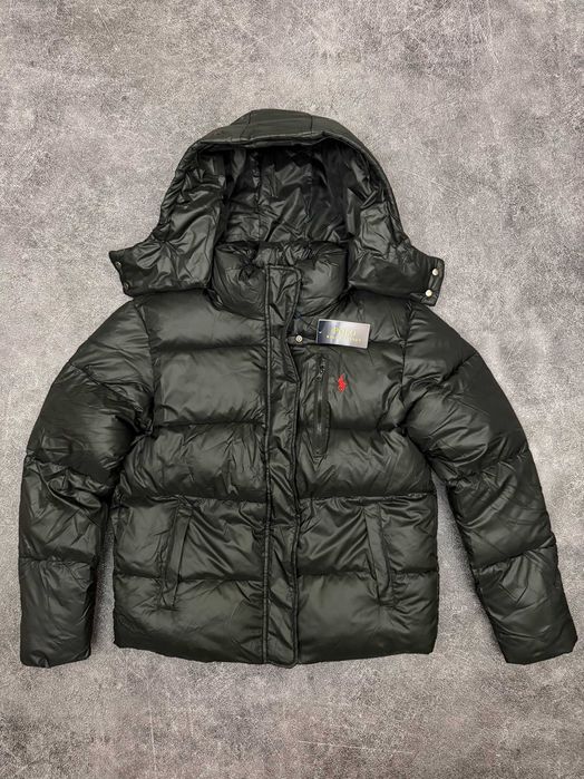 Polo Ralph Lauren Puffer Jacket чорна куртка пуховик поло ральф лорен