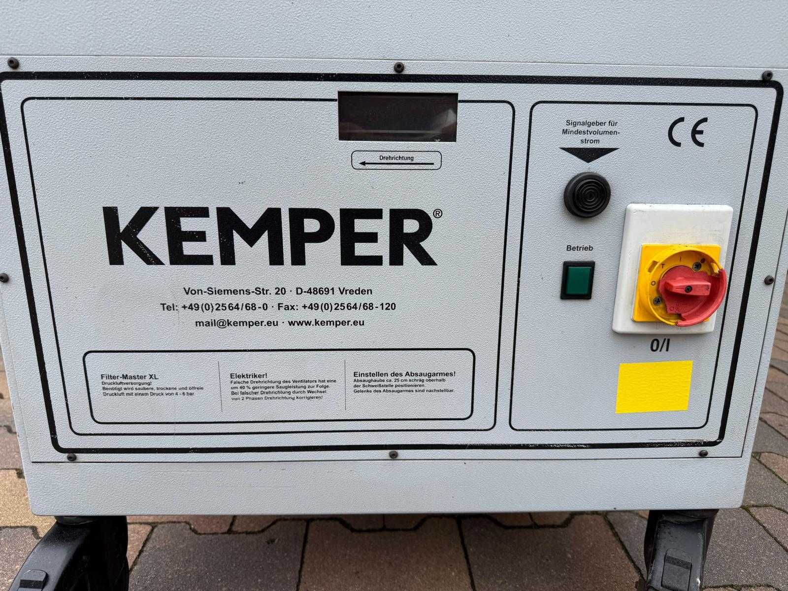 Odciąg dymu spawalniczego, wyciąg samoczyszczący KEMPER