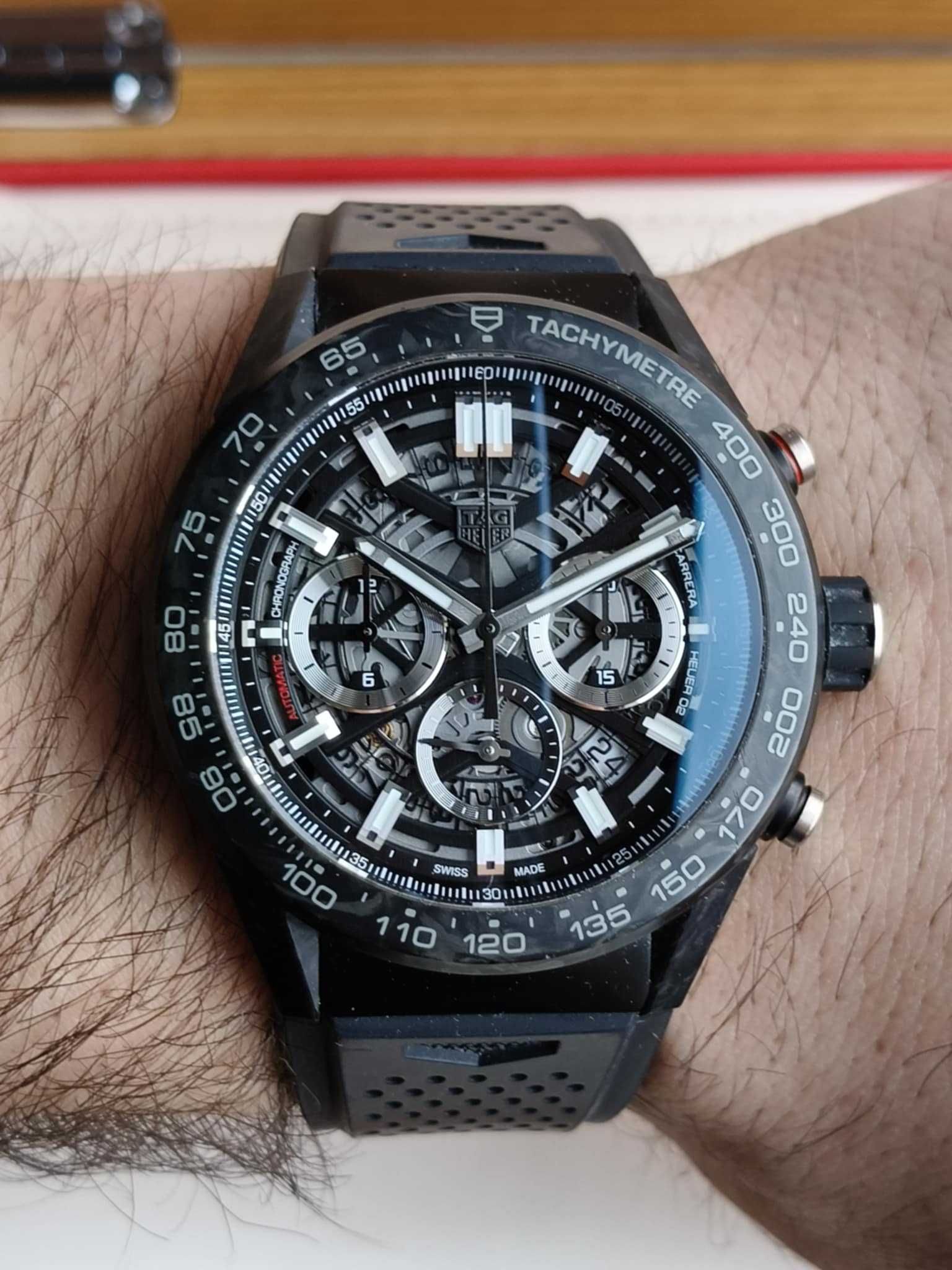 TAG Heuer Carrera Calibre Heuer 02 45mm Carbon / Tytan / 2022r