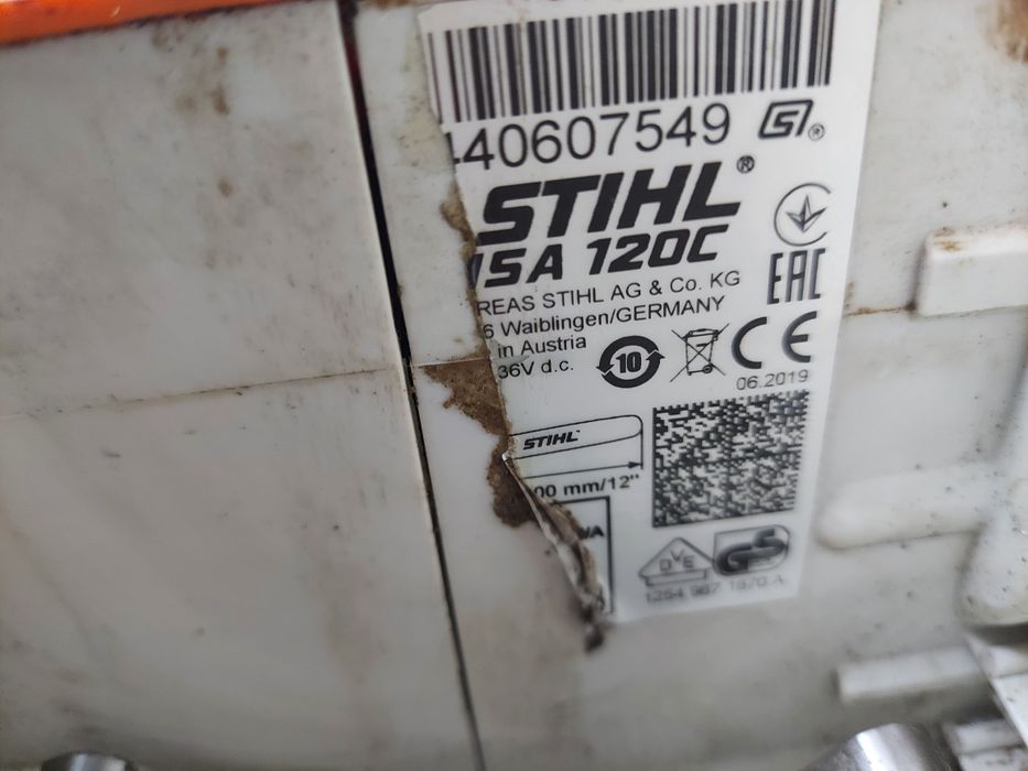 Piła akumulatorowa Stihl msa 120c