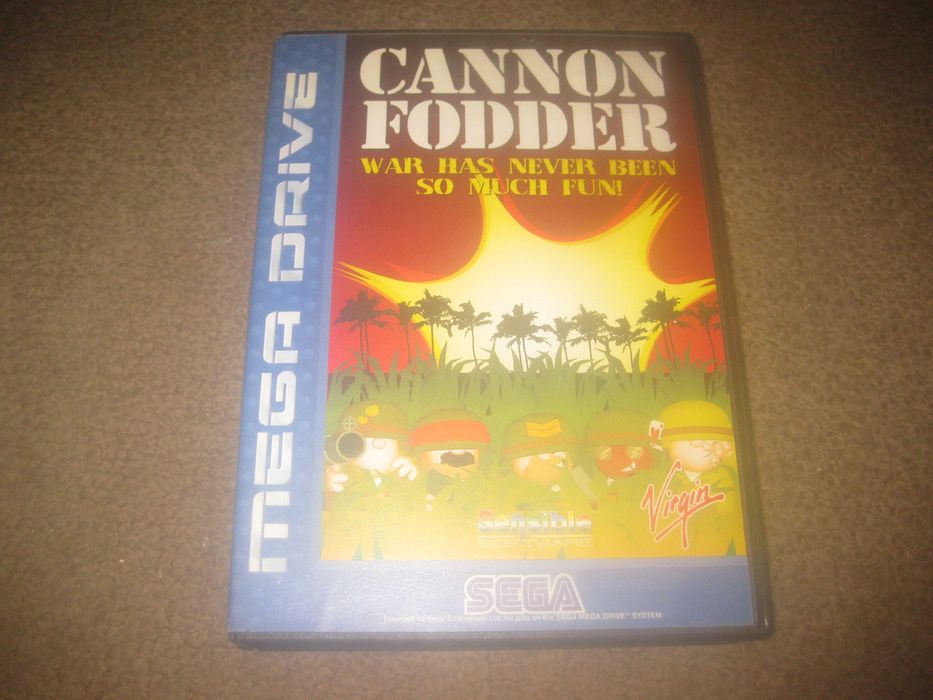 Jogo "Cannon Fodder" para Sega Mega Drive
