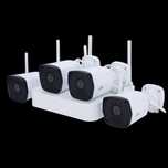 Kit de videovigilância Uniview
Conexão Ethernet e Wi-Fi 4 Camaras