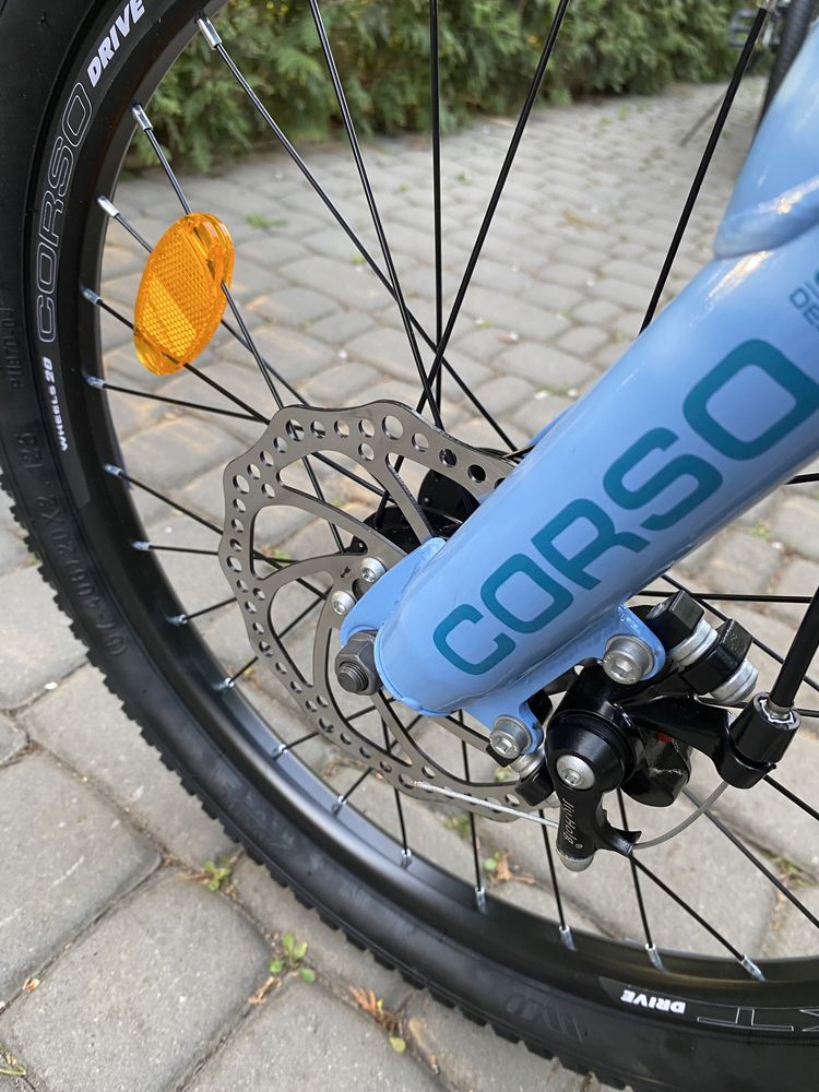 Дитячий магнієвий велосипед Corso Next Blue