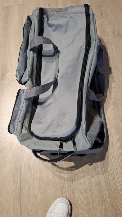 Torba podróżna na kółkach bagaż walizka duża wygodna 55 LITR Z RĄCZKĄ