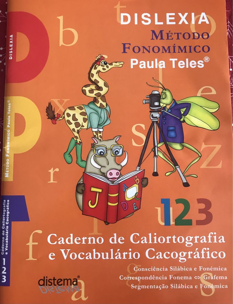 Livros Dislexia Metodo Fonomímico - Paula Teles