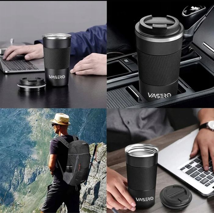 Kubek Termiczny Termos Vasero 510ml Na Kawę Herbatę Do Samochodu