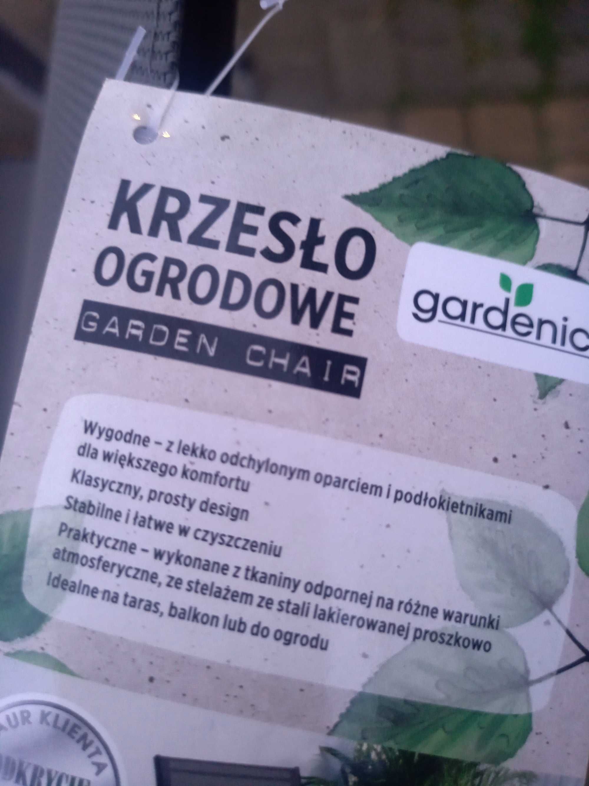 nowe 2 sztuki krzesela ogrodowe