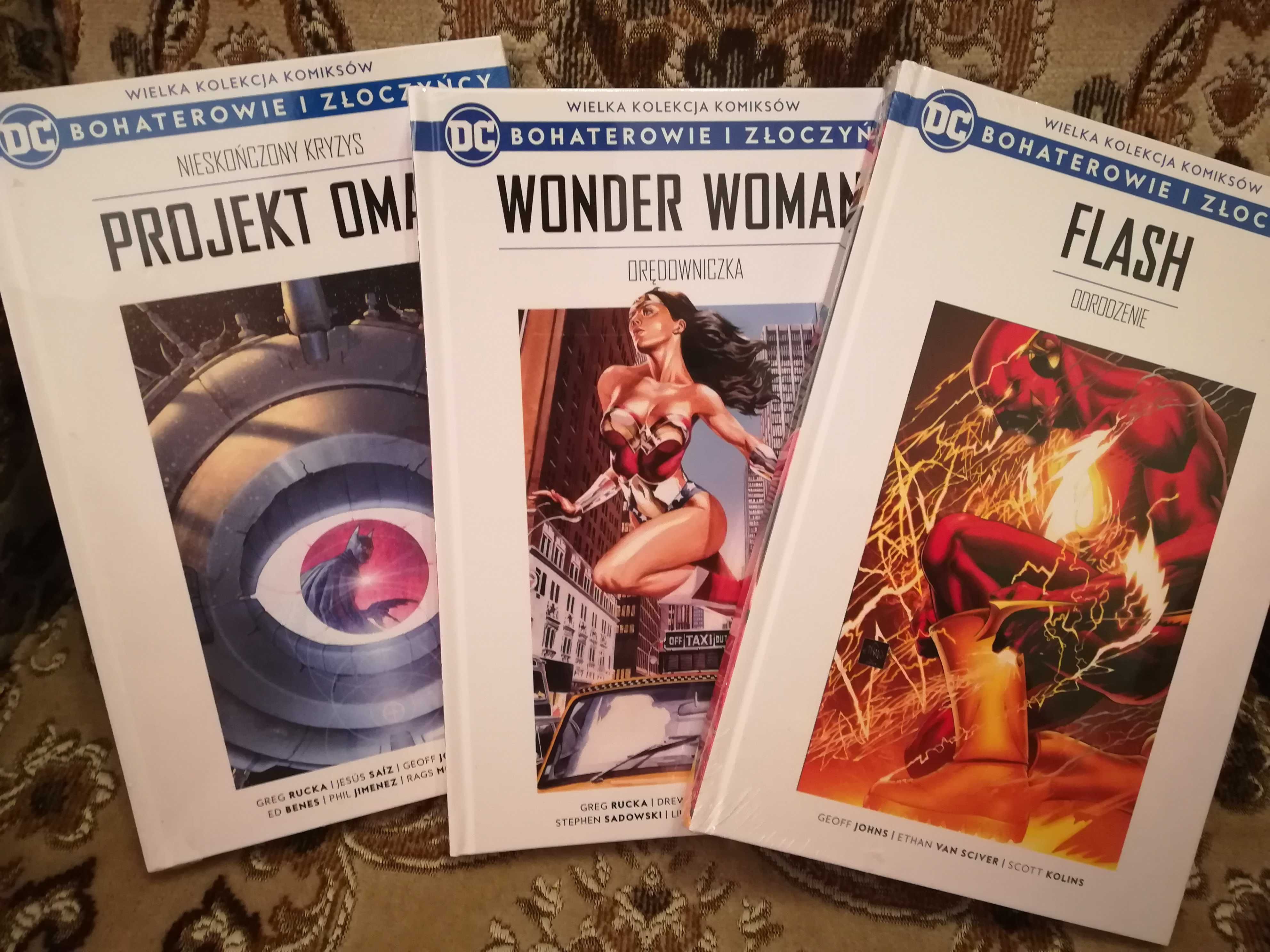 Bohaterowie i złoczyńcy DC Flash Wonder Woman Projekt OMAC