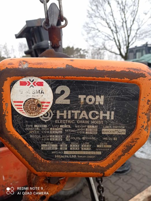 Wciągarka 2 tony Hitachi