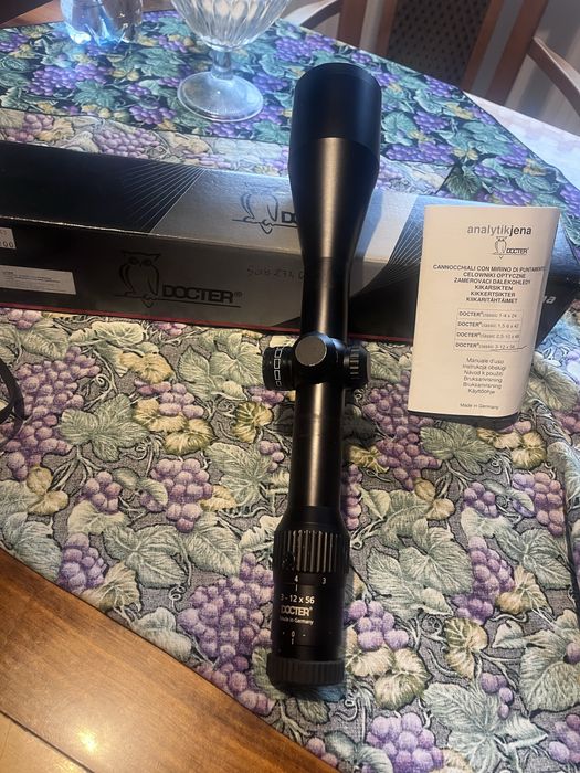 Luneta celownicza  do broni mysliwskiej DOCTER CLASSIC 3-12x56/R 4LP