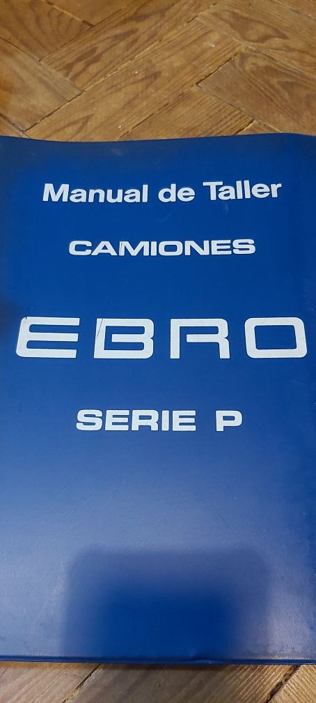 Manuais Oficina de Camiões "EBRO" Serie P (Exemplares Únicos/Raridade