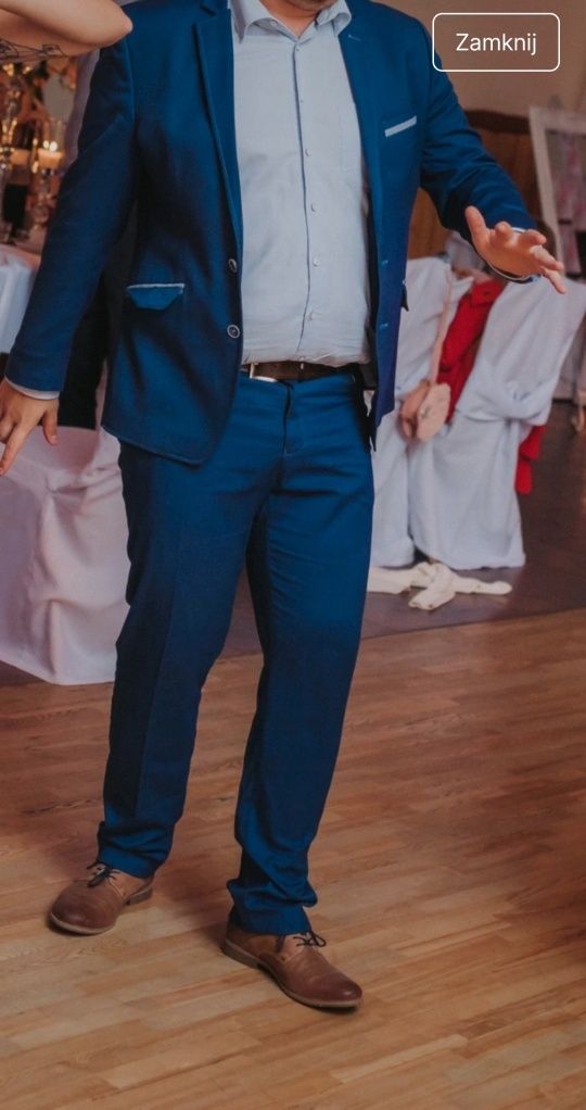 Garnitur męski na ślub wesele