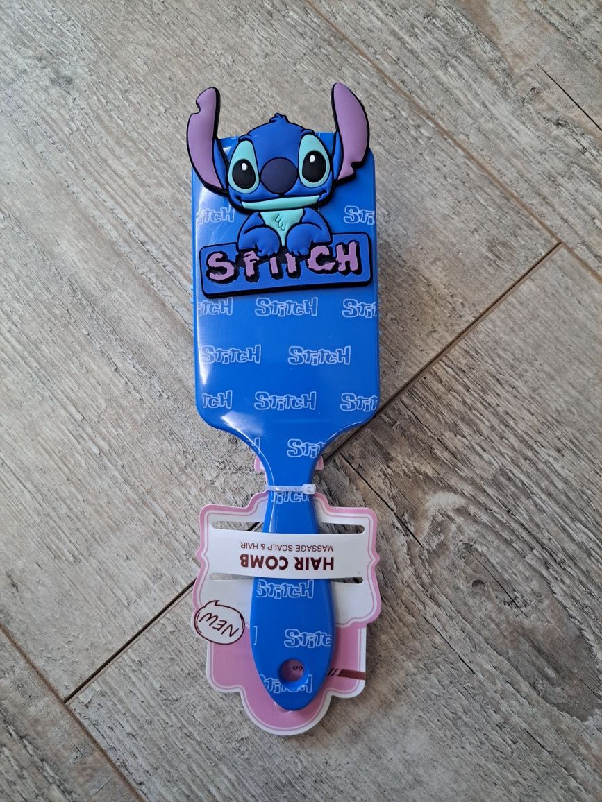 Szczotka do włosów - Lilo&Stitch - niebieska/granatowa