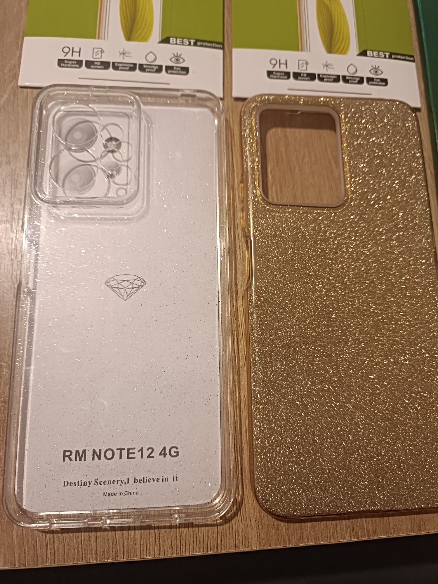 Redmi Note 12 4G zestaw!! etui x2, szkło x2, folia ceramiczna hybrydow