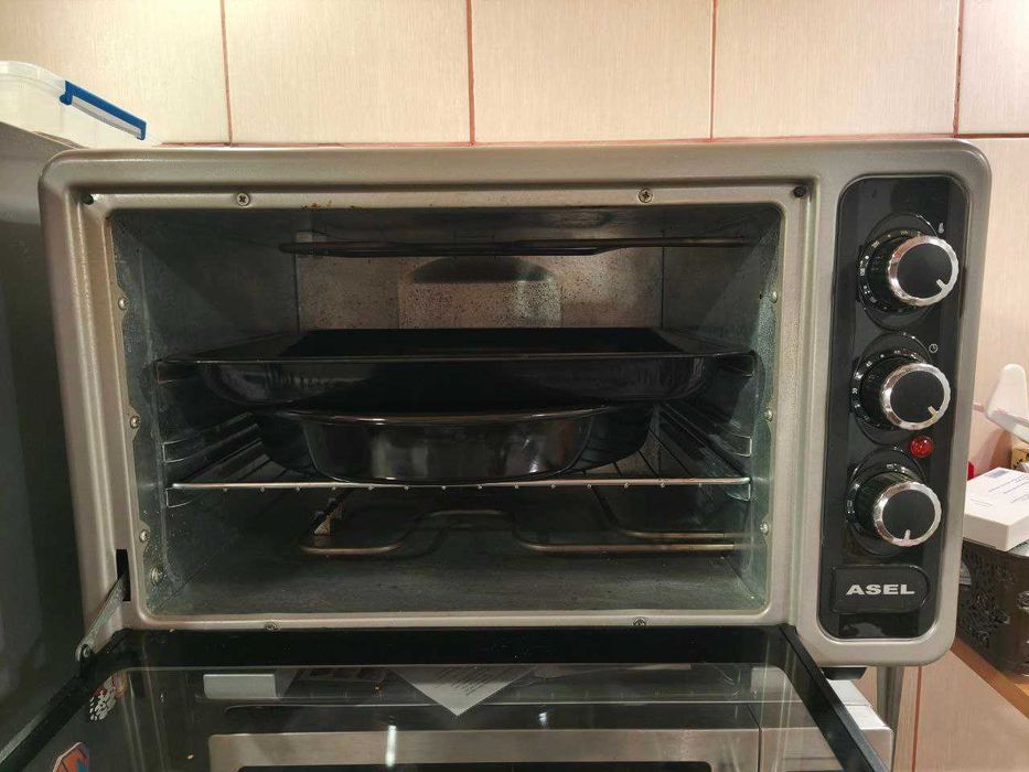 Электро печь духовка ASEL AF-40-23 электрическая 40L електрична піч
