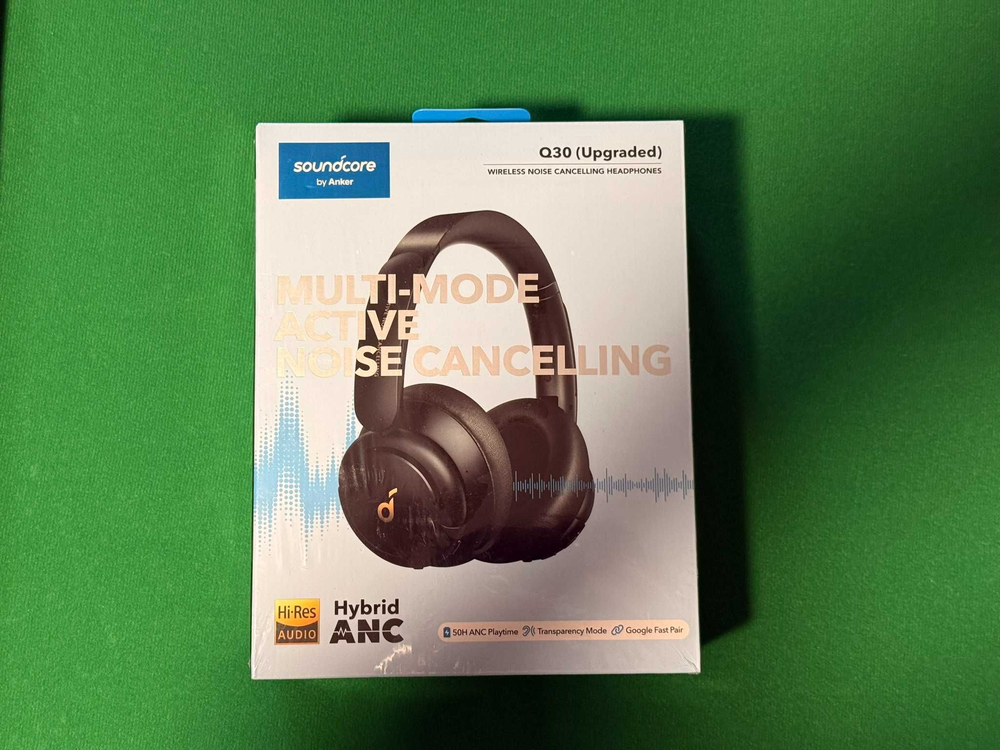 Soundcore by Anker Life Q30 Upgraded, 50h/70h ANC on/off, etui podróż