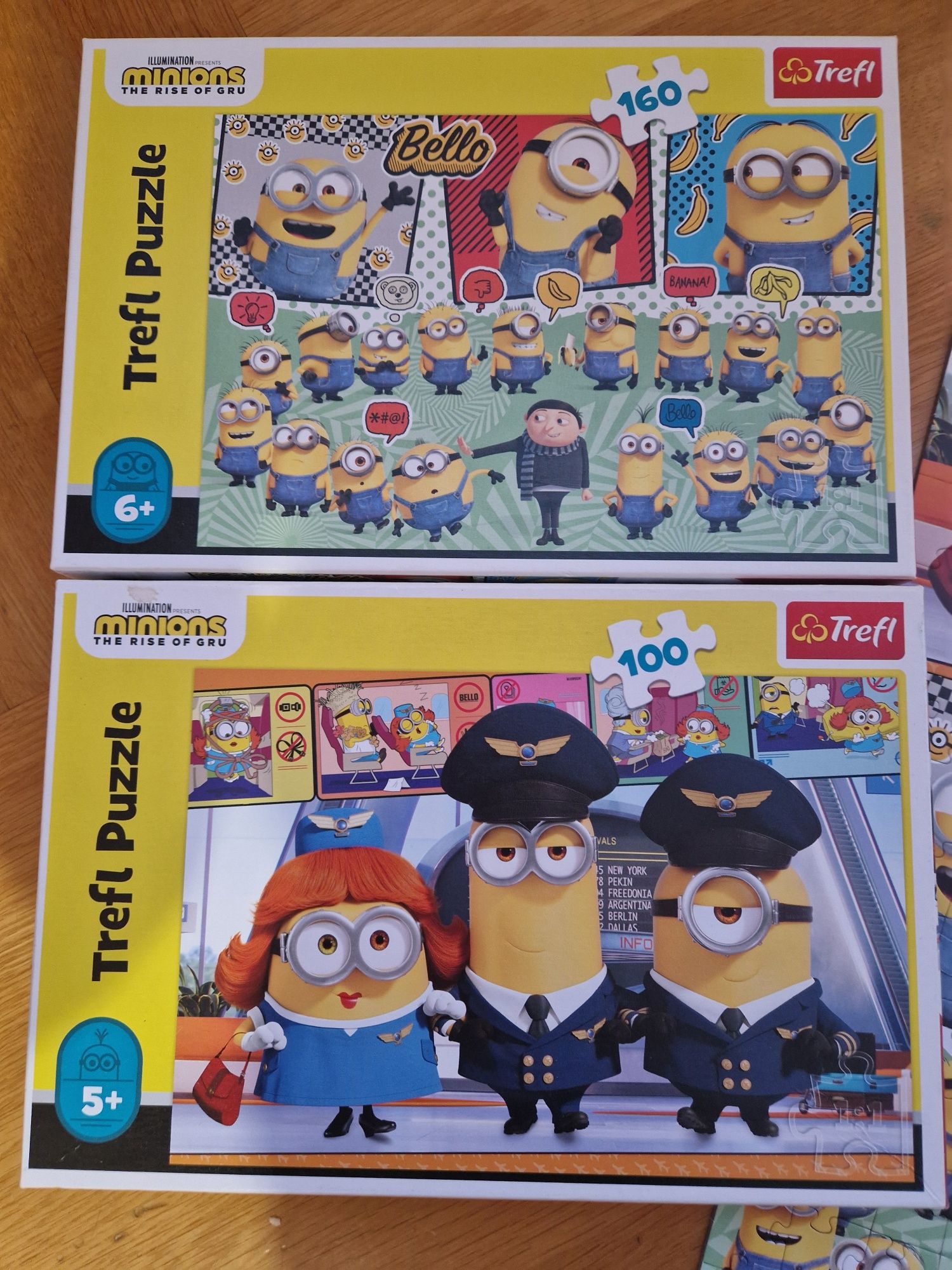 Puzzle x 2 Minionki