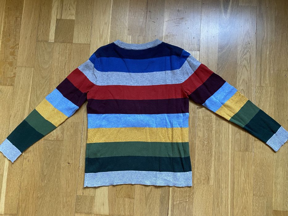 Bawełniany sweterek w paski 122/128 H&M