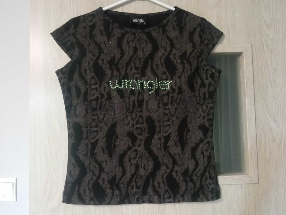 Bluzka top w panterkę Wrangler 36 S