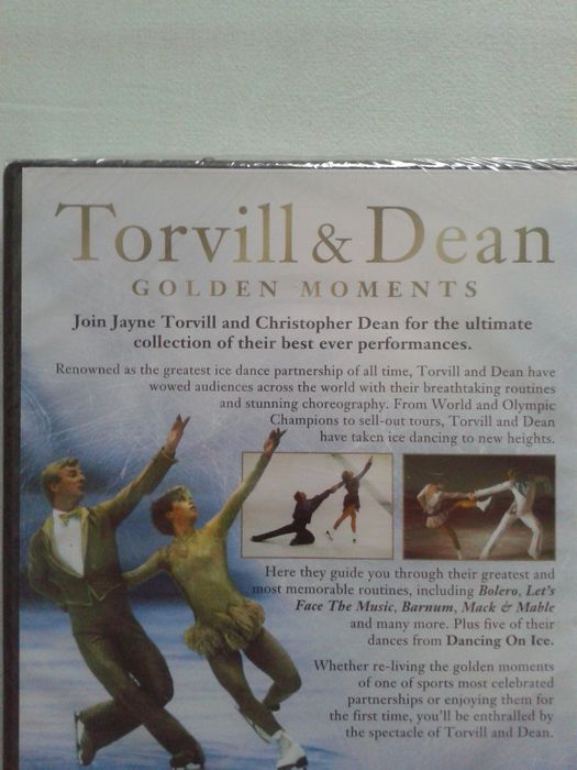 Torvill & Dean - GOLDEN MOMENTS (2006) dvd video / kubek