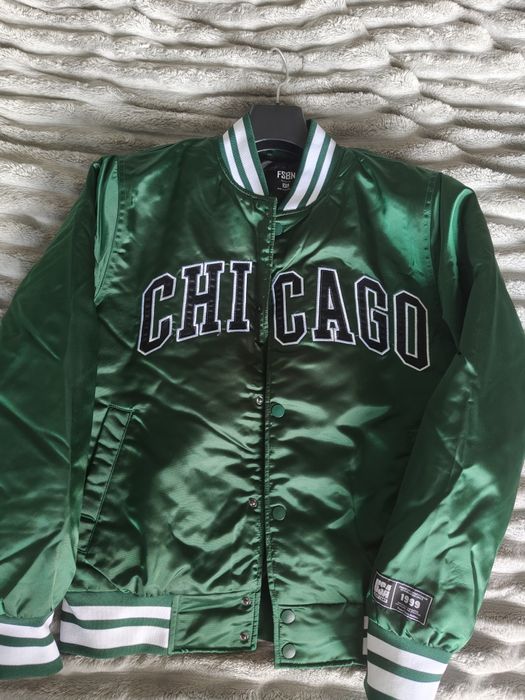 Kurtka na jesień bejsbolówka zielona Xs /S