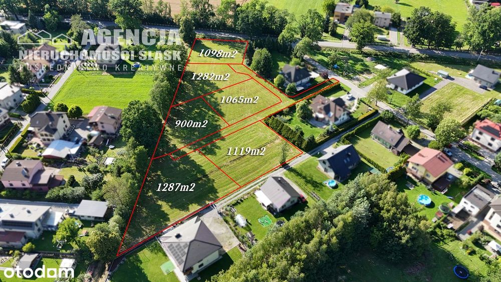 Wygodnie położone działki, Chybie, Mnich, 6 do wyboru