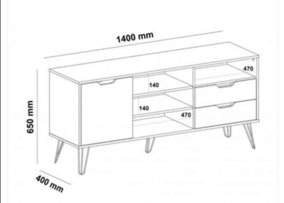 mobília sala de jantar e sala de estar