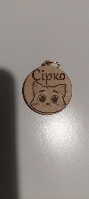 Іменні жетони для котиків.