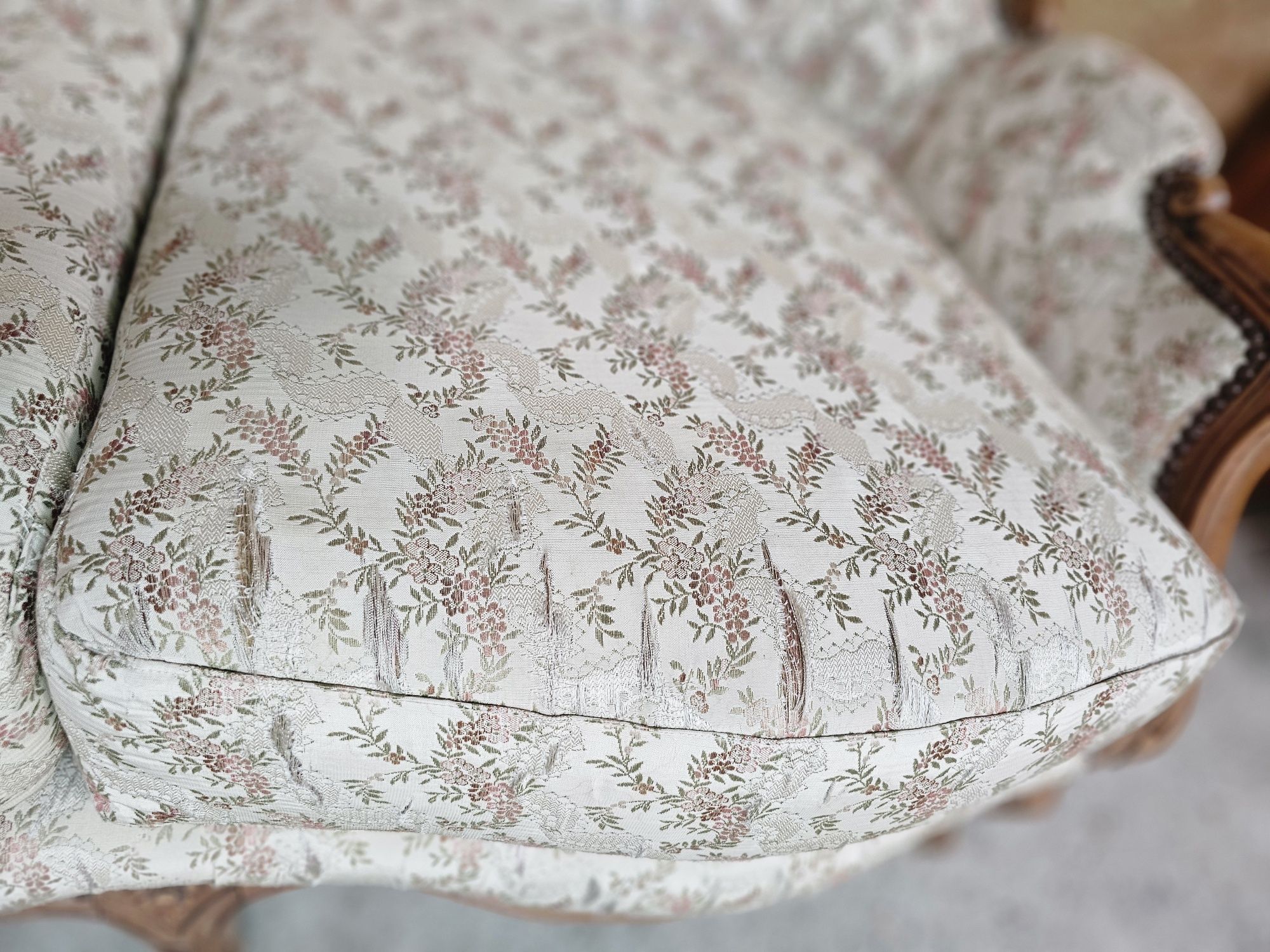 Sofa kanapa Ludwik  do renowacji #412 Stylowy Węgrów