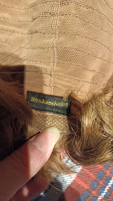 Peruka damska brąz karmelowy