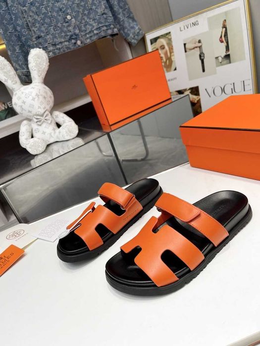 HERMES Chyre klasyczne buty z luksusowym wykończeniem buty