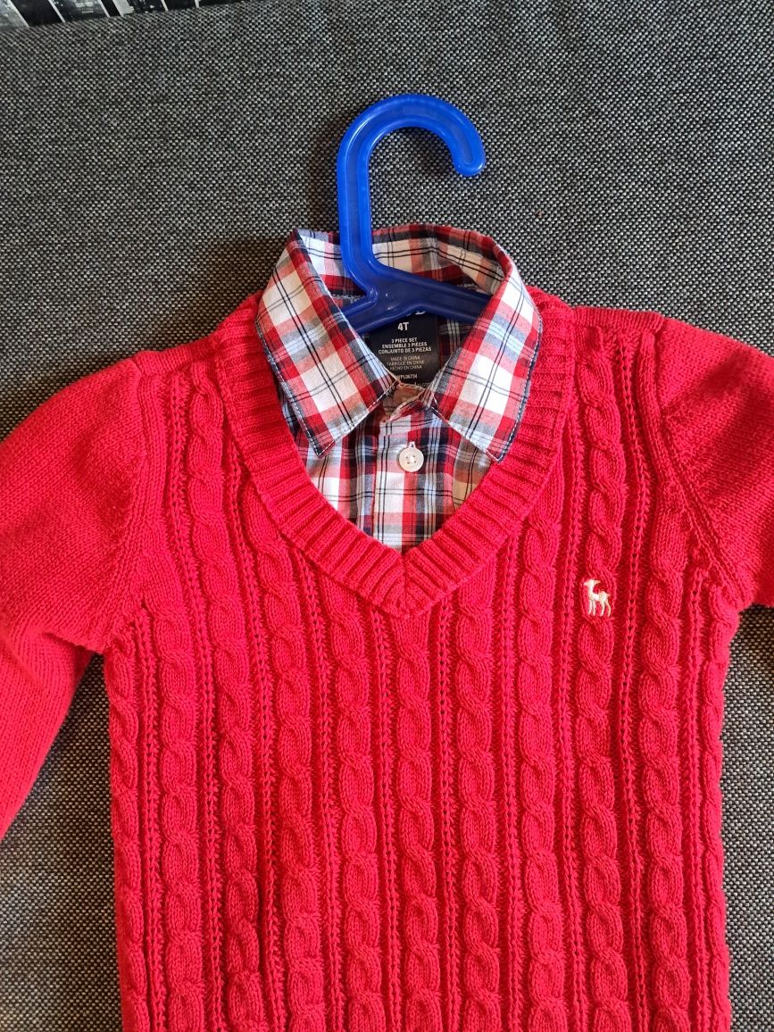 Swetr chłopięcy, sweter elegancki rozmiar 98 OLD NAVY