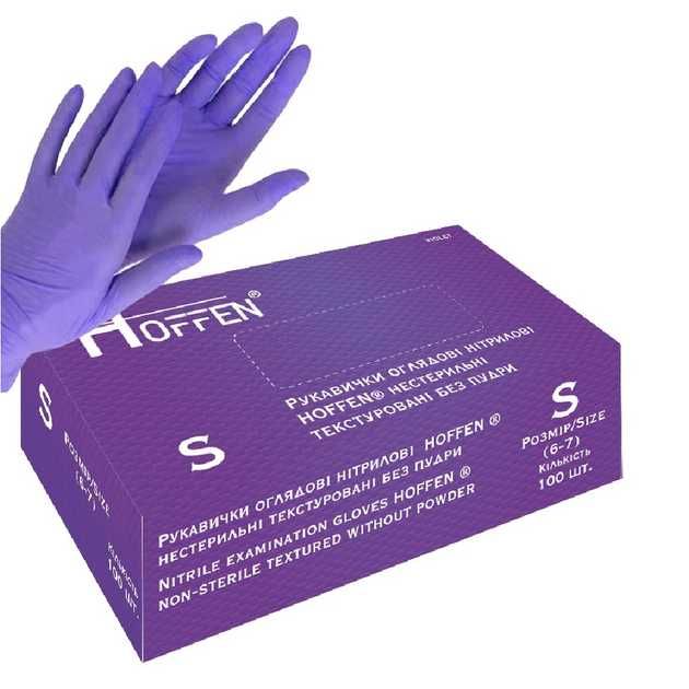 Hoffen Рукавички нітрилові 100 шт.