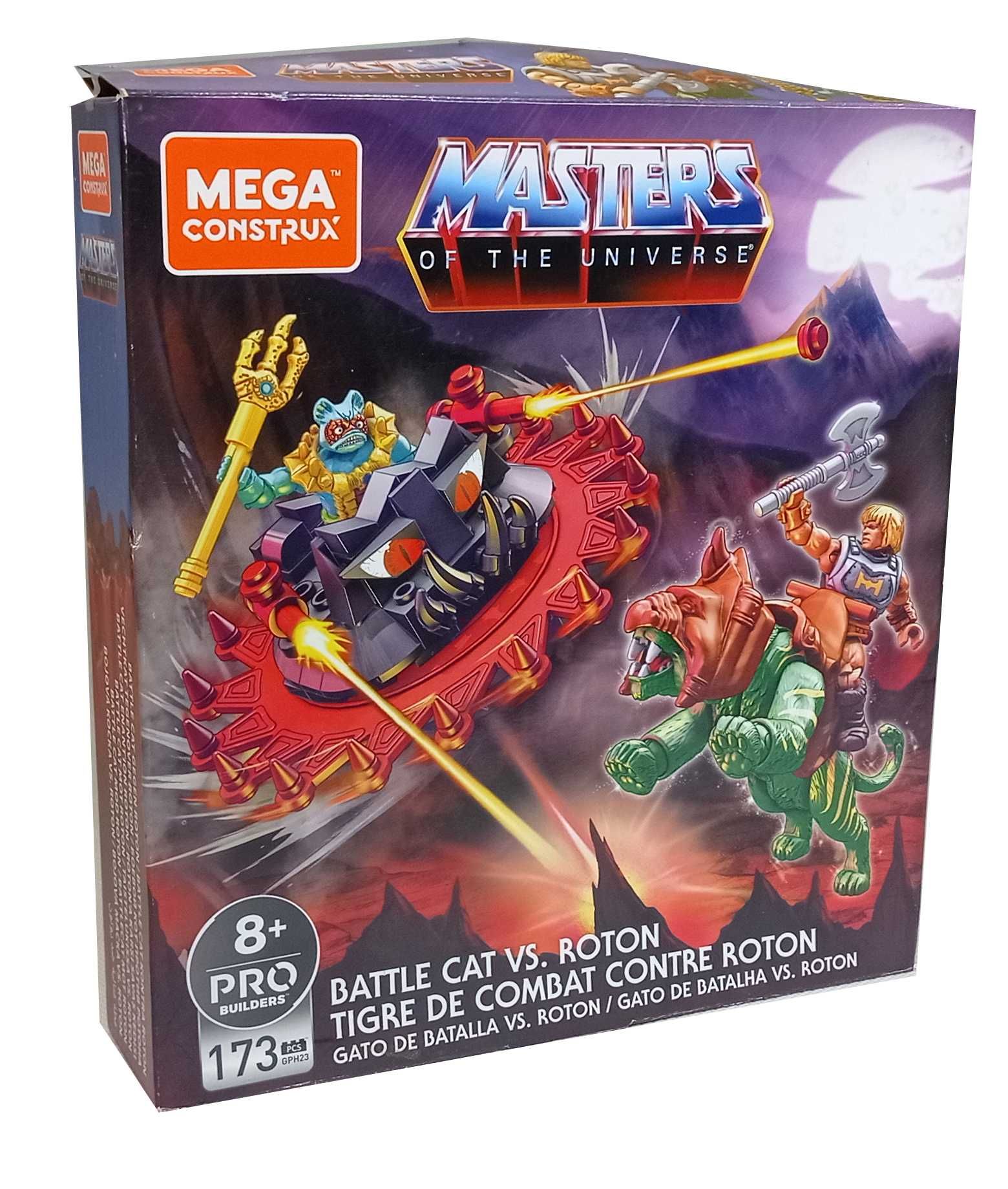 Masters of the Universe Mega Construx Probuilders Battle Cat vs. Roton