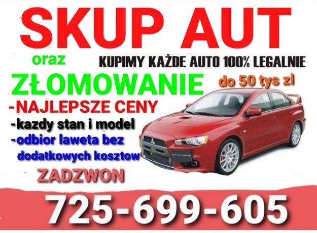 Auto Skup Aut i Auto Kasacja Zlomowanie NAJLEPSZE CENY Grójec Warszawa