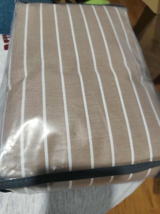 Nowa bawełniana pościel 220x200 dwie poszewki na poduszki 80x80 zamek