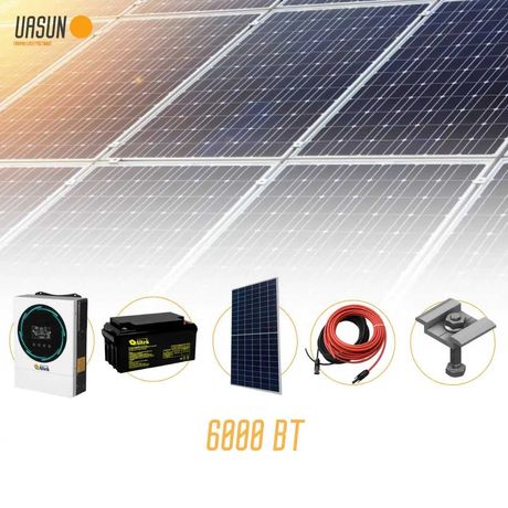 3,6 кВт сонячна станція для будинку|квартири (Risen, Longi, Huawei)