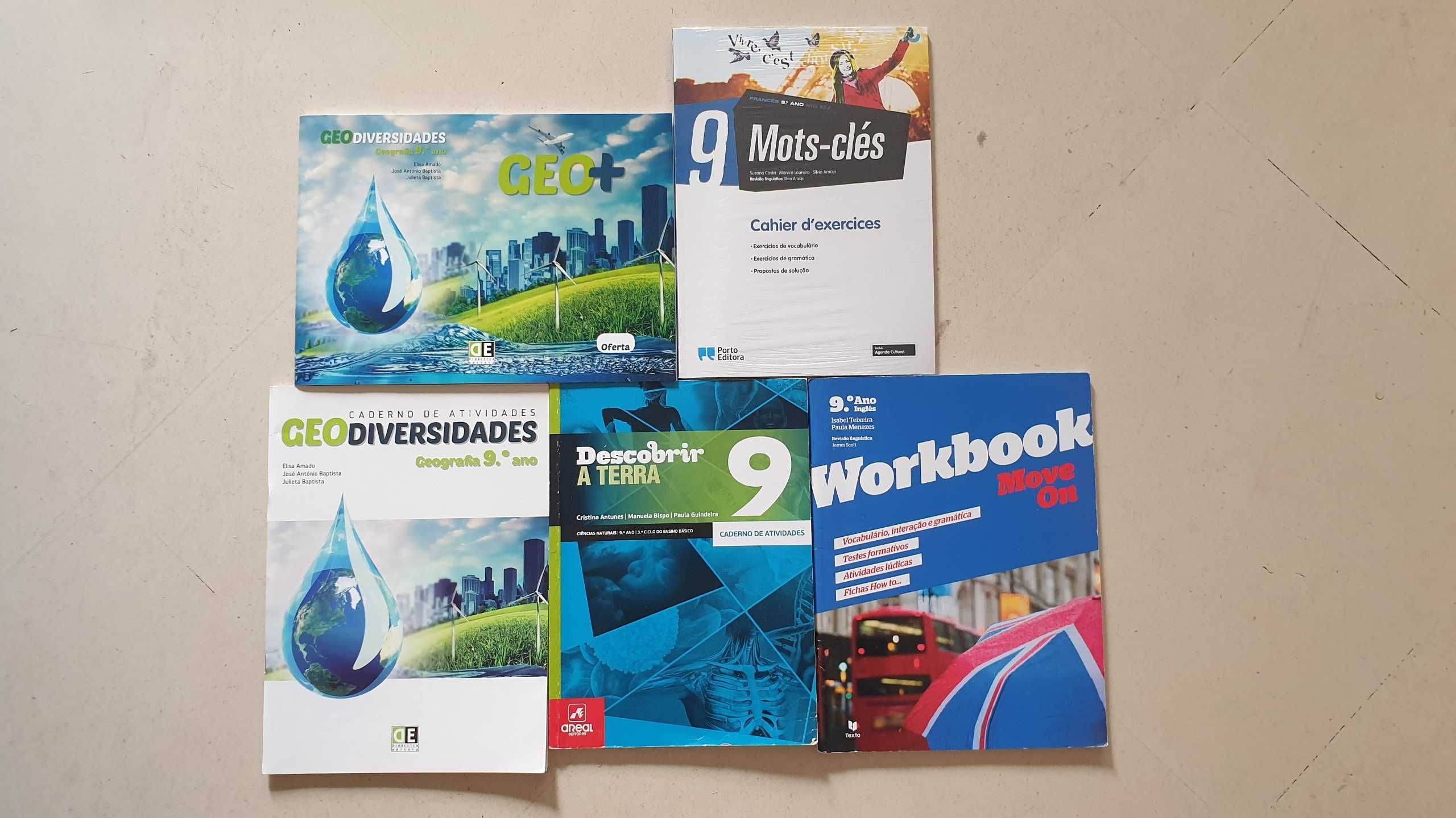 Mots-clés, Workbook move on, Descobrir a terra, GeoDiversidades