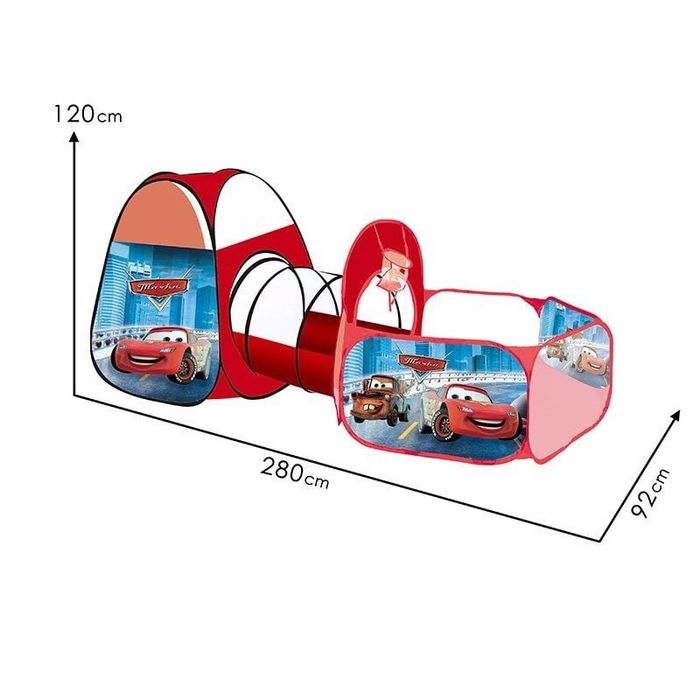 Палатка тунель Тачки,палатка тоннель,дитячий намет Тачки Молния Маквин