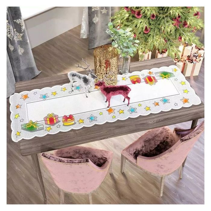 Bieżnik Navidad 50x150 cm DomoweTekstylia WN831N 150 | Boże Narodzenie