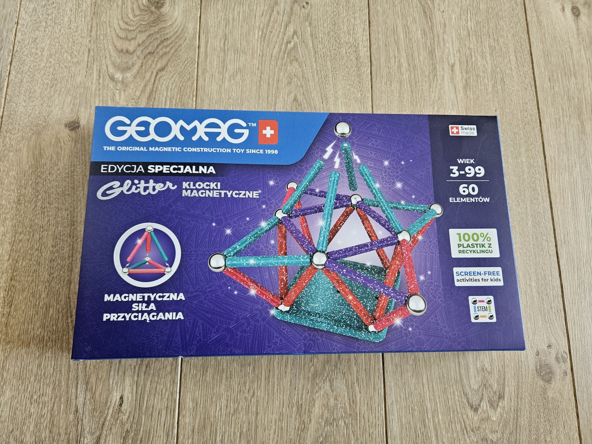 Geomag Glitter Edycja specjalna 60 elementów
