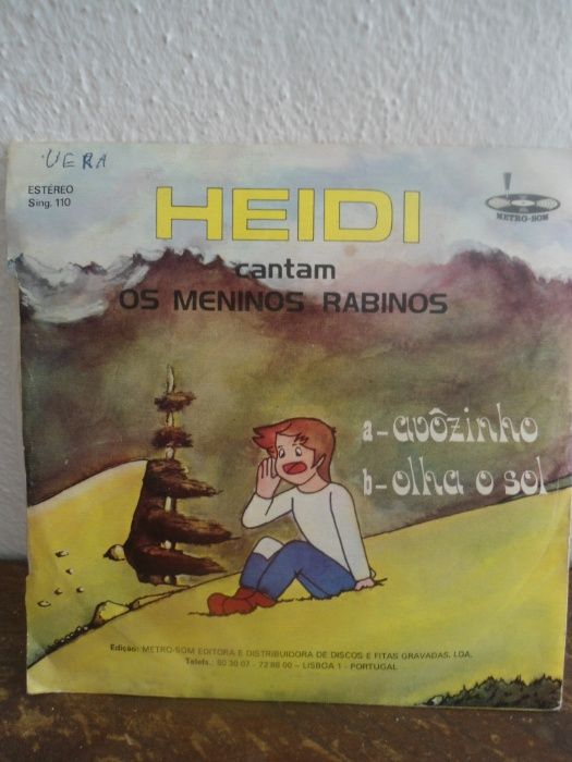 single antigo , heidi , cantam os meninios rabinos