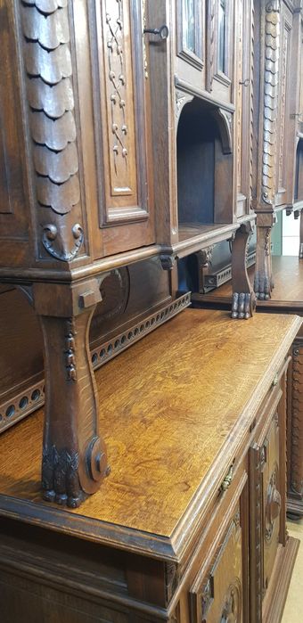 Stary drewniany kredens retro antyk w dobrym stanie