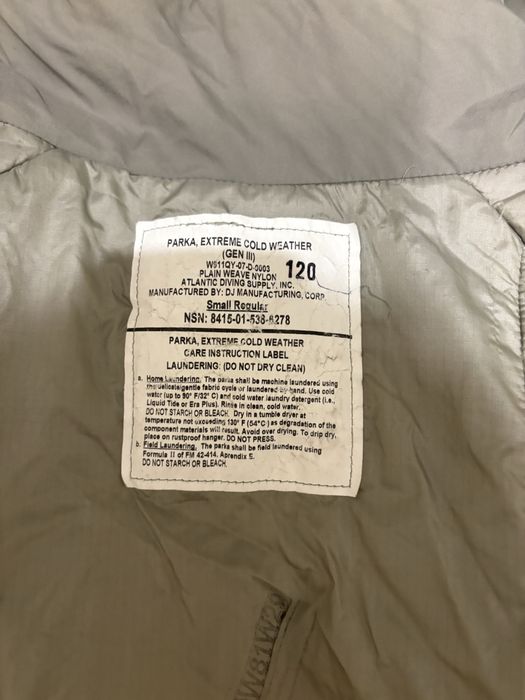 Ecwcs level 7 winter jacket зимова куртка левел лвл еквакс